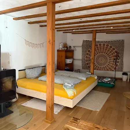 Apartment Einzimmerapartment Mit Fass Sauna